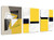 Canvas Wall Art Geometric Abstract Artwork - 12" x 16" x 3 Panels Black Yellow White Canvas Painting Modern Picture for Dining Room Wall Decor Home Decoration