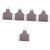 HOMSFOU 5pcs Kitchen Apron Canvas Pocket Apron Mens Grill Apron Gardening Apron Barber Apron Kitchen Bib for Women Couples Baking Bib Aprons for Men Apron for Baking Coffee Paint Work