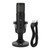 USB Condenser Microphone RGB Light Recording Microphone Rotatable Computer Microphone for Laptop PC iOS Rotatable Microphone Computer Microphone