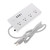 OSALADI Surge Protected Outlet USB Extension Cords Surge Protected Extension Abs Plug Extender Surge Protector Heavy Duty Extension Cords Power Strip Lite Copper Type Charger White