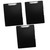 3pcs Job Board Plastic File Folders Office Supplies Folders Black Folders Clipboard Folder Plastic Clipboards Painting Board Plastic File Clip Document File Folder Black A4