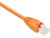 Unirise USA LLC Cat6 Shielded Gigabit Ethernet Patch Cable Utp Orange Snagless 50ft