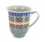 Blue Rose Polish Pottery Athena Large Coffee Mug