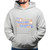 Cute Funny Science Teacher Gift Idea for School Teacher Chemistry Teacher Gray and Muticolor Unisex Hoodie