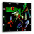 3drose Frog Wall Clock, 10 by 10-Inch