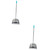 Gatuida 2pcs Garbage Shovel Floor Sweeper Dustpans Kitchen Dustpan Stand up Dustpan Heavy Duty Dustpan Trash Cleaning Shovels Industrial Dustpan Broom Office Stainless Steel Giant Tray