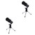 VICASKY 2pcs USB Microphone Clip- on Computer Recording Condenser Mic USB Computer Microphone Podcast Filter Tabletop Tripod Condenser Microphone for Recording Metal Accessories Telephone