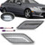 NJSBYL Clear Lens Side Marker Light Kits for 2010-2013 Mercedes Benz W212 E-Class Pre-LCI E350 E550 E63 AMG Sedan/Wagon White LED Front Bumper Turn Signal Sidemarker Lamps Replacements