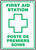 FIRST AID STATION (BILINGUAL FRENCH)