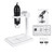 Handheld Digital Microscope Accessories 1600X Professional USB Digital Microscope 8 LEDs 2MP Electronic Microscope Zoom Camera Microscope Accessories (Color : White)