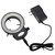 Handheld Digital Microscope Accessories Adjustable 6500K 144 LED Ring Light Lamp for Industrial Stereo Microscope Camera Microscope Accessories (Color : Black)