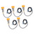 5Pcs 6?36VDC Proximity Sensor Proximity Switch IP65 Protection Proximity Switch NPN Normally Open Distance Approach Sensor