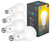 Triangle Bulbs T95141, LED Dimmable 100 Watt Equivalent Soft White Light Bulbs, 4-Pack