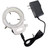 SDLSH Microscope Accessories kit Slide Preparation camer 144 LED Bulb Microscope Ring Light Illuminator Adjustable Bright Lamp with Adapter Microscope Accessories (Color : White)