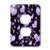 3dRose lsp_41086_6"Glitter Hearts Purple" 2 Plug Outlet Cover