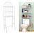 3 Tier Over the Toilet Storage Rack, Bathroom Space Saver Rack, Freestanding above Toilet Stand, Metal Storage Cabinet Toilet Shelf, Multi-Functional above Toilet Rack, for Bathroom, Restroom, Laundry