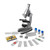 Microscope Adapter Children Monocular Student Microscope with Mirror and Lamp 100X 300X 600X Microscope Accessories