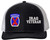 MilitaryBest U.S. Army 10th Mountain Division Iraq Veteran Mesh Back Cap - Officially Licensed Navy/White
