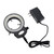 Smicroscope Accessories for Adults Adjustable 144 LED Microscope Ring Light Stereo Microscope Illuminator with Power Adapter Microscope (Color : Black)