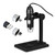Microscope Accessories Kit 1600X Digital Microscope for Soldering 3 in 1 USB Electronic Microscope with Lift Stand Microscope Slides (Color : Black Bracket)