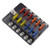 12-Way Boat Fuse Block with LED Warning Indicator Damp-Proof Cover Automotive Fuse Panel for Car Marine RV Truck DC 12-24V