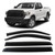 ZDKK 4PCS Window Visors Deflectors Vent Guards Sun Wind Rain Shield for 2007-2021 Tundra CrewMax Window Visors