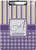 Personalized Purple Gingham & Stripe Clipboard (Letter Size)