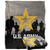 U.S. Army Blanket, 50"x60" U.S. Army Logo with Soldier Silhouette, Silky Touch Super Soft Throw