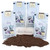 Coffee Masters Ground Coffee Sampler, Jamaican Me Crazy, Chocolate Raspberry, Dark Chocolate Decadence, Almond Amaretto, 48 Ounce
