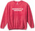 chicka-d NCAA Arkansas Razorbacks Womens Corded Crew, Crimson, Large (443_TC_CB)
