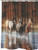 River's Edge Products Shower Curtain, V Schultz Horse