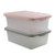Utiao 14 Quart Plastic Storage Bins with Lid, Large Clear Latching Box 2 Packs