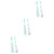 HEALLILY 3pcs Charging Mode Clean aldult Kids toothbrushes Toothbrush Intelligent Dental Cleaner Gift Electric toothbrushes for Adults USB Rechargeable teethbrush