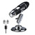 Microscope Accessories kit Slide Preparation camer 1600X USB Digital Microscope 8 LEDs Electronic Microscope Zoom Camera Magnifier Microscope Accessories (Color : Black B)