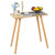 TOLUON Computer Desk Computer Writing Desk Modern Simple Style Desk Ergonomic Arc Design for Home Office Study PC Work Writing Table (Wooden)