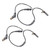 ABS Wheel Speed Sensor Set - Front - 2 Piece Set - Mechanics Choice for 2002-2007 Mercedes-Benz C230