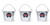 Behrens 1205 5-Quart Steel Pail 3 Pack