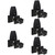 VILLCASE 5pcs Partition Clip Divider Screen Clamp Guard Bracket Privacy Panel Clip Desk Shield Clamp Sneeze Guard Support Clamp Partition Screen Clamps Desktop Aluminum Alloy Plate Clamp