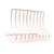 Artibetter 3pcs s Book Stand bookends Holder Plate Holder Vintage Book Holder Metal bookend s- Shaped bookend Bookshelf bookend Bookshelf for Desk s bookend Office Decorate Iron Bookcase