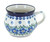 Blue Rose Polish Pottery Kalina Bell Shaped Mug