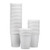 NYHI 200-Pack 8 oz White Paper Disposable Cups  Hot/Cold Beverage Drinking Cup for Water, Juice, Coffee or Tea  Ideal for Water Coolers, Party, or Coffee On the Go