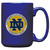 Heritage Pewter Notre Dame 15 Ounce Coffee Mug | Mug for Coffee, Beverages | Intricately Crafted Metal Pewter Alma Mater Inlay