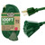 Cablectric Long Outdoor Extension Cord 100 FT with 3 Power Outlets - 16/3 SJTW Green 16 Gauge Multiple Outlets Pigtail Weatherproof Electrical Cable with 3 Prong - Great for Gardens, Landscaping, Lawn