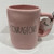 Rae Dunn COURAGEOUS Mug - Ceramic - PINK - Microwave safe - Dishwasher safe