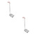 Alipis 2pcs Heavy Duty Dustpan Handle Dustpan Cleaning Dustpan Shovel Upright Standing pan Upright -Pans Dog Pooper scoopers Trash Lobby Dustpan Handled Stand up Stainless Steel Office