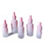 LEASON Atomizer Bottle 10Pcs Dropper Bottle with Pipette Glass Empty Dropper Bottle with Pink Cap Small Bottle 5ml 10ml 15ml 30ml 50ml Refillable (Color : 10pcs Pink Dropper, Size : 20ml)
