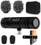 Movo DoubleMic-UC Dual Capsule Phone Microphone for USB-C Devices- Two-Sided Cardioid Condenser Android Shotgun Mic for Video Recording- Professional Microphone for Samsung, iPad Pro, Google Pixel