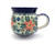 Polish Pottery 12 oz Decorative Bubble Mug UNIKAT