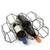 Countertop Wine Rack - 9 Bottle Wine Holder for Wine Storage - No Assembly Required - Modern Black Metal Wine Rack - Wine Racks Countertop - Small Wine Rack and Wine Bottle Holder - Tabletop Wine Rack