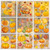 9 Sheets Thanksgiving Window Clings Fall Window Clings Stickers Pumpkin Maple Leaf Window Gel Clings Decals Autumn Thanksgiving Window Decorations for Office Classroom